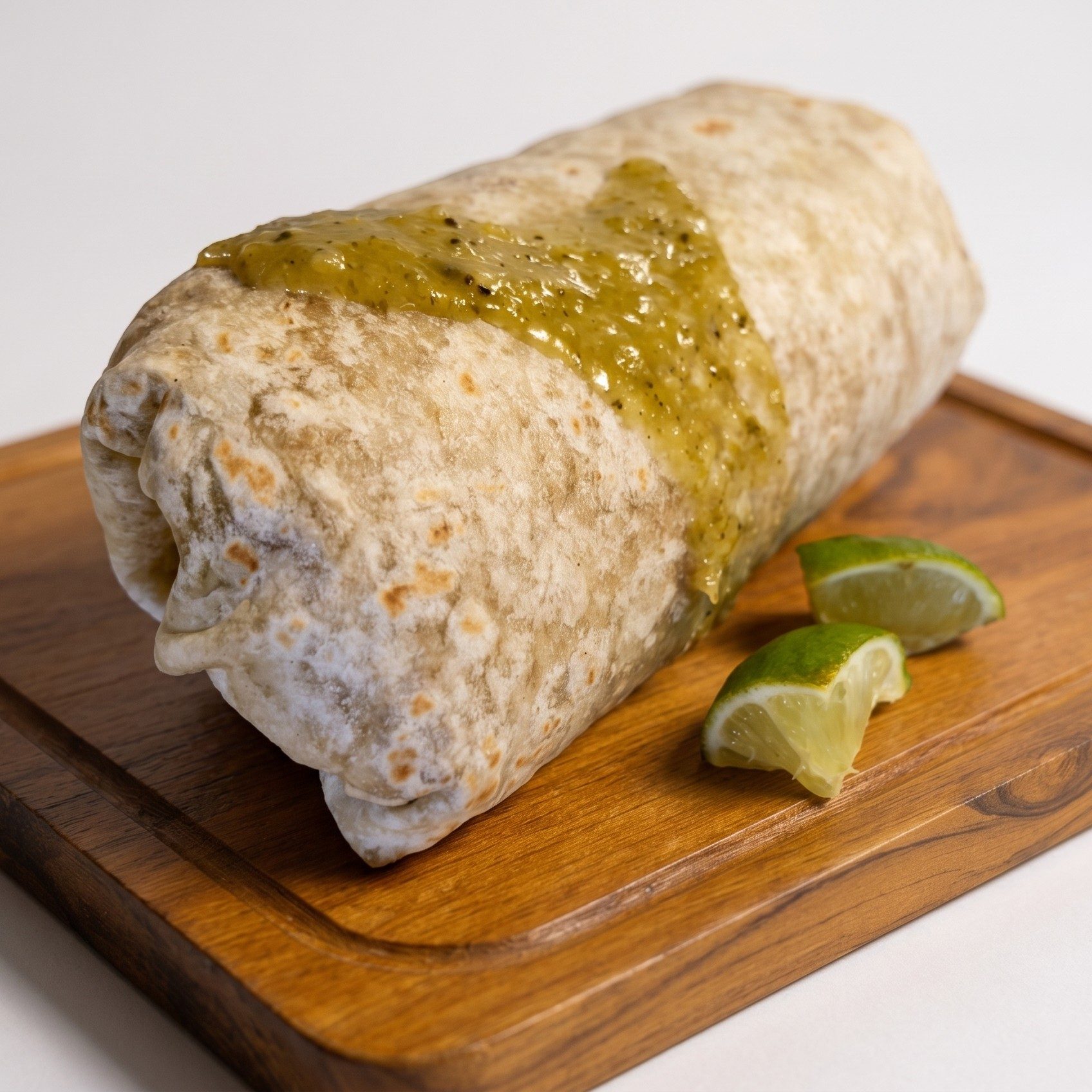 Chimichanga or Burrito Ahogado with Beef Tongue, Fish, or Shrimp.